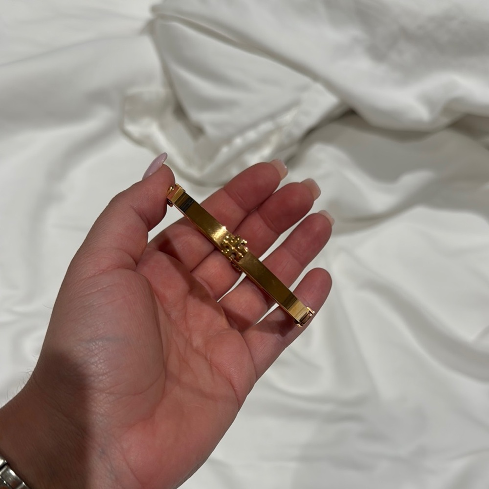 Tory Burch Rose Gold Bangle Bracelet